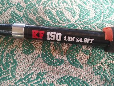пруд для рыбы: Телескопическое удилище KF 150 - Длина: 1.5 м (4.9 ft), компактно — 2