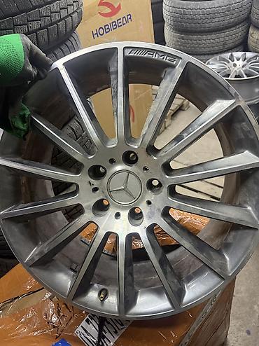 Диски: Литые Диски R 20 AMG, Комплект, отверстий - 5, Б/у — 3