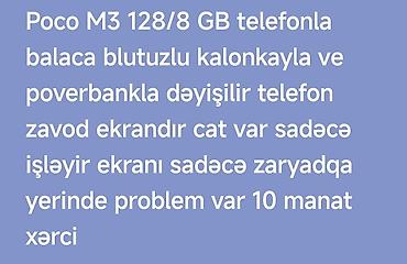 xiaomi redmi not 12 s: Poco M3, 128 GB, rəng - Qara, Barmaq izi — 1