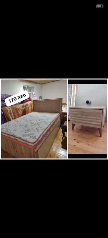 yatak: Mini Taxt bazalidi ve 1 eded tunbuckasi satilir Olcu. 135 eni Uzunu