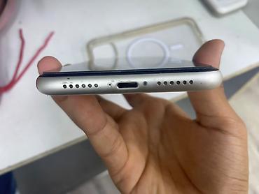 iphone 1e: IPhone 11, Б/у, 64 ГБ, Белый, Чехол, 68 % — 8
