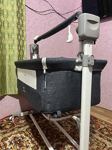 платье детская: Детская прикроватная кроватка-колыбель INING BABY (серый меланж) - — 4