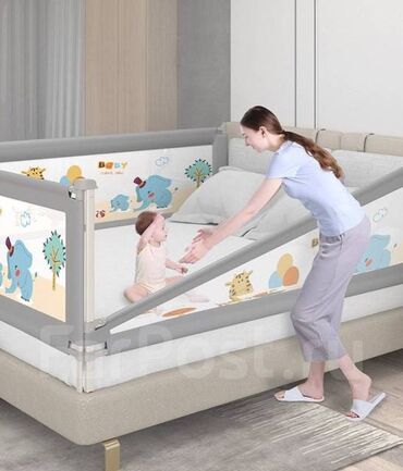 мебель из метала: Детские бортики для кровати Манеж на кровать Длина 2 м, высота 60