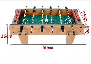 İdman oyunları: Mini stolüstü futbol (foosball) oyunu - Ölçülər: 50 x 25 x 16 sm — 2