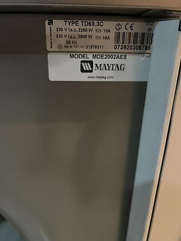 Məişət məhsulları: Maytag MDE2002AES paltaryuyan-quruducu (quruducu) - Brend/model — 2