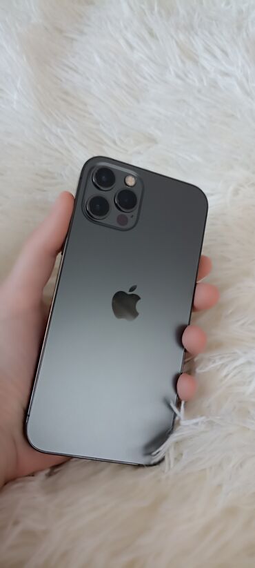 iphone 12 satış: IPhone 12 Pro, 128 GB, Space Gray, Barmaq izi, Face ID