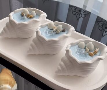 Fiqurlar: Fiqur, Gips, rəng - Ağ — 17