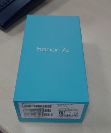 telefon batareya satisi: Honor 7C, 32 GB, rəng - Bej, Sensor, Barmaq izi, İki sim kartlı