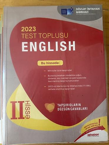 Testlər: İngilis dili Testlər 11-ci sinif, DİM, 2-ci hissə, 2023 il — 1