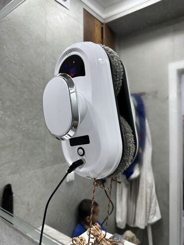 регистратор зеркало: Овальный робот-мойщик предназначен не только для мытья окон, но и