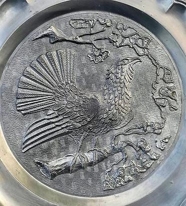 Stare vaze i dekor: LOVAČKI motivi Pas, Prepelica, ukrasni tanjiri, žig 22,5 cm!. Cena za — 6