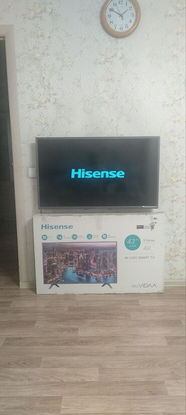коробка от телевизора: Продаю телевизор Hisense оригинал всё родное ремонту не подлежал