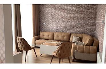 divan istikbal: Xüsusi dizayn salon mebeli dəsti - Künc divan: Qəhvəyi rəngli, yumşaq — 1