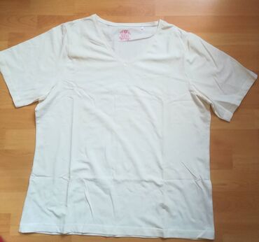 Women's T-shirts and tops: 2XL (EU 44), Cotton, color - White