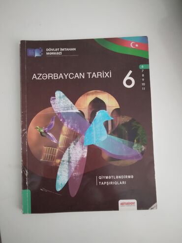 Testlər: Azərbaycan Tarixi Testlər 6-cı sinif, DİM, 1-ci hissə, 2021 il