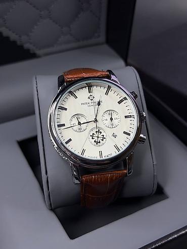 Наручные часы: Klassik kişi qol saatı – Patek Philippe üslubunda, xronoqraf — 3