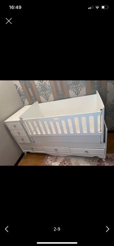 Digər mebel: Oğlan və qız üçün, Beşik, Komod