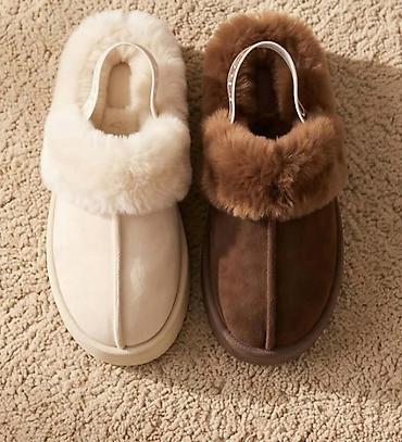 bele ugg cizme: UGG ženske papuče sa elastikom preko pete - Model: zatvorene — 4