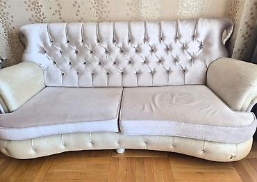 Divan, İşlənmiş, Açılmayan, Bazalı, Vеlur parça, Çatdırılma yoxdur