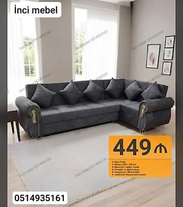 Divanlar: Künc divan, Yeni, Açılan, Bazalı, Parça, Rayonlara çatdırılma — 1