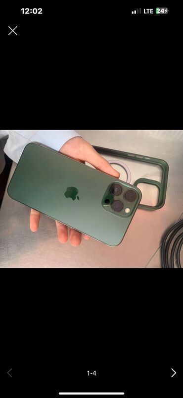 tecno spark go 2023 цена в бишкеке: IPhone 13 Pro Max, Колдонулган, 128 ГБ, Alpine Green, Каптама, Кабель, Куту, 84 %