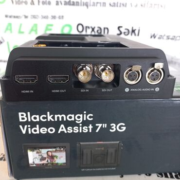 Digər foto və video aksesuarları: Blackmagic PRO 7*3G HD recorder. Məhsul xaricdən gəlmə maldır. Çox -da lalafo.az — 4 Digər foto və video aksesuarları: Blackmagic PRO 7*3G HD recorder. Məhsul xaricdən gəlmə maldır. Çox — 4
