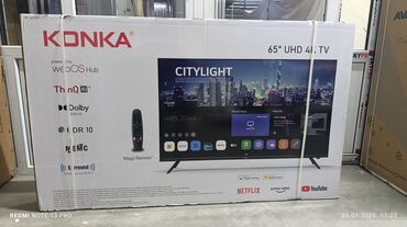 Телевизоры: Срочная акция Телевизоры 🔥🔥🔥🔥 KONKA LED TV 65SR700G 65" UHD 4K