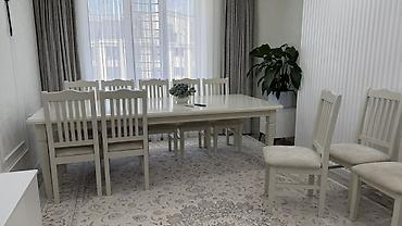office table: Стол и стул для зала, Новый, Самовывоз, цвет - Бежевый — 1