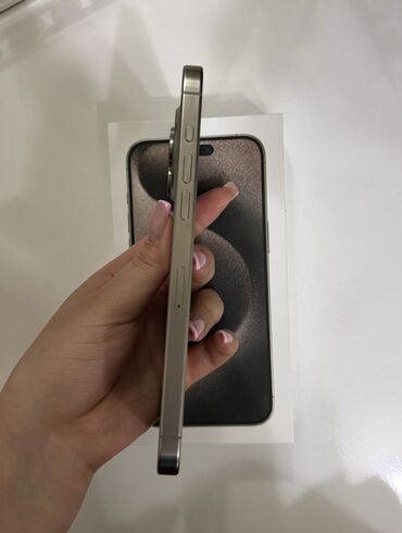 Apple iPhone: IPhone 15 Pro Max, Б/у, 256 ГБ, Natural Titanium, Кабель, Коробка, Чехол, 90 % at lalafo.kg — 4 Apple iPhone: IPhone 15 Pro Max, Б/у, 256 ГБ, Natural Titanium, Кабель, Коробка, Чехол, 90 % — 4