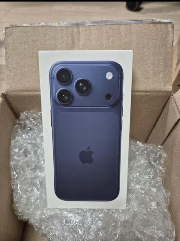 Apple iPhone: IPhone 17 Pro Max, Новый, 512 ГБ, Защитное стекло, Чехол, Коробка, В рассрочку, 100 %