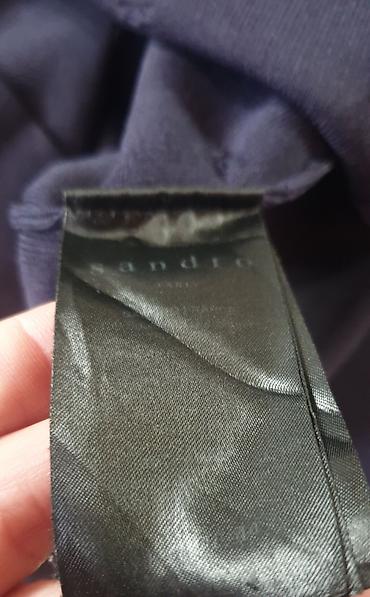 ps baletanke: SANDRO Paris polo knit haljina. Teget boje, polo model sa kragnicom i — 5