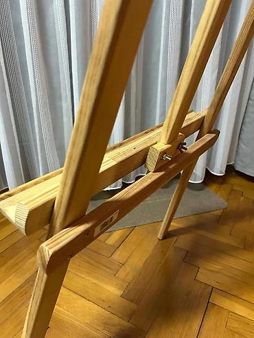 Slike i ramovi: Drvena slikarska štafelaj (studijski/akademski tip) - Model: ars nova — 7