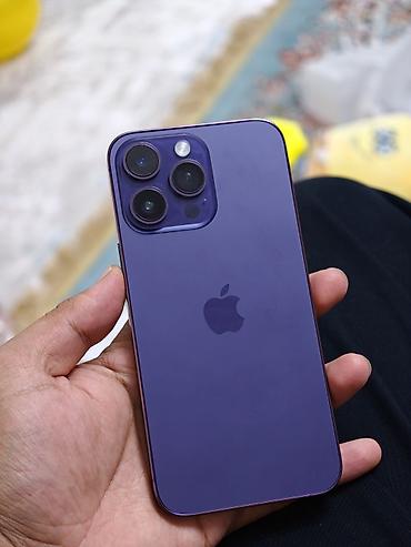 iphone 11 pro max osh: IPhone 14 Pro, цвет Deep Purple - Экран 6.1" Super Retina XDR, 120 Гц — 3