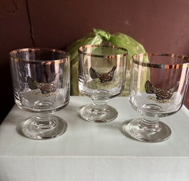 Другая мужская обувь: Рюмки Чехословакия Bohemia Новые 6 шт 2 500 сом Фужеры Тетерев 3 шт — 6