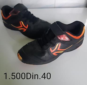 Patike: Sportske patike – veličina 40 - Crne patike sa narandžastim detaljima — 3