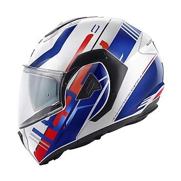 bicikli capriolo: GIVI HPS integralna kaciga – sportski dizajn (bela/plava/crvena) - — 1