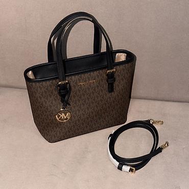 сумки мк: Сумка-тоут Michael Kors в среднем размере🤎 - Модель: компактный тоут — 2