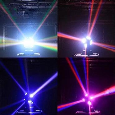 Rasveta: 🎇 ROTO KOCKA / KUGLA LED 120W Profesionalna Moving Head – NOVO ⏳ — 1