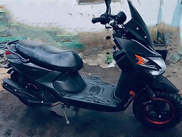 Скутеры: Скутер DUL DUL, черный матовый - Тип: бензиновый скутер/мопед с — 1