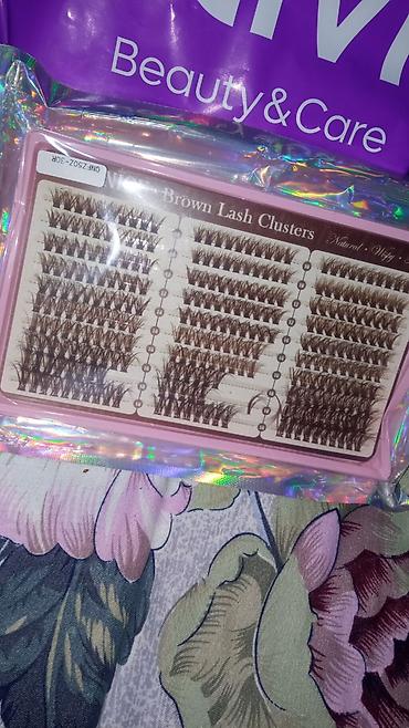 Məhsul: Brown Lash Clusters – təbii effektli qəhvəyi kiprik dəstələri