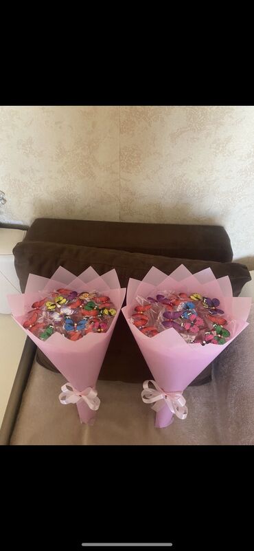 Satilirlar endirim olub .kepenek buket 10m.gul buket 15-20m.mişka 20m