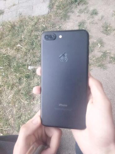 iphone 6 чехол: IPhone 7 Plus, 32 ГБ, Черный, Отпечаток пальца