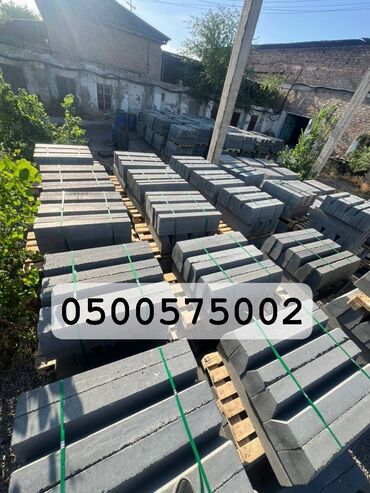 Дорожные бордюры: Дорожный бордюр, Прессованный, ЖБИ (Железобетонный), Новый — 8