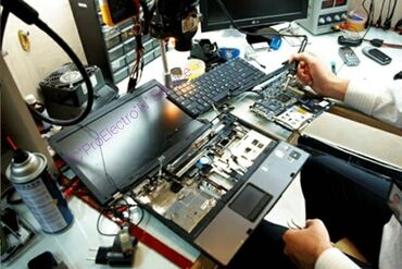 Noutbuklar, kompüterlər: 1 Ana platalarin temiri diaqnostikasi ve deyisdirilmesi 2 Ekranlarin — 9