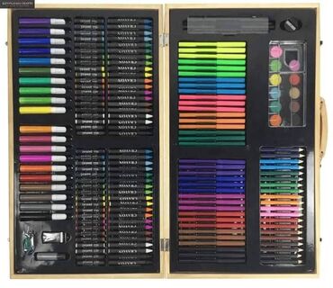 Ostale dečije stvari: Kreativni set Drvene, Vodene,Flomasteri, Voštane 180 KOM Kreativni — 8