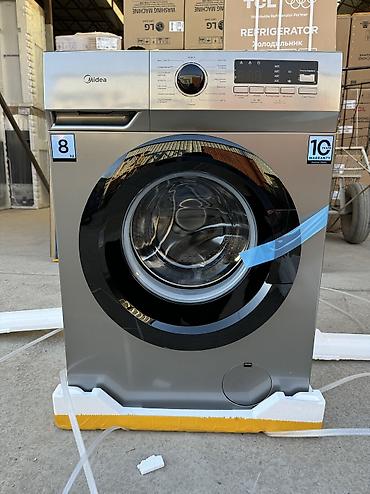 Стиральные машины автомат: Стиральная Машина Midea 🏮 Модель: MFNO3W80B/W-KZ 💧 Объем: 8 кг 📏 — 1