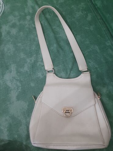 bianco torba: Material: Leather