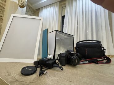 Fotokameralar: Canon EOS 60DSLR fotoaparat dəsti Əla vəziyyətdədir. Şəkildə — 17