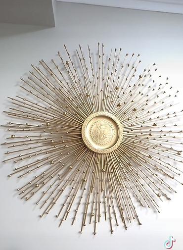 Часы для дома: Настенные часы и зеркала “Солнечный луч” Декоративные настенные — 6