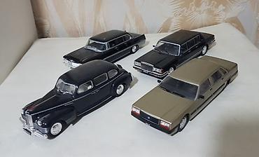 İncəsənət və kolleksiyalar: Kolleksiya üçün miqyası eyni olan (təxminən 1:43) retro limuzin və — 3